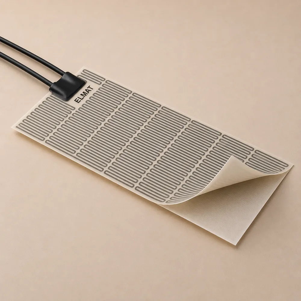 Ultra-thin polyester (Mylar) flexible film heater with etched foil circuit — Elmat Srl